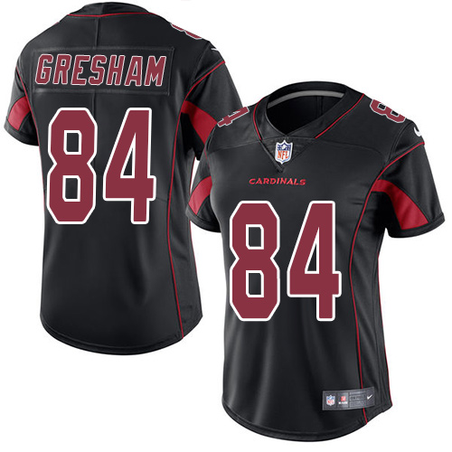 Women's Limited Jermaine Gresham Nike Jersey Black - #84 Rush NFL Arizona Cardinals